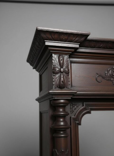 19th Century Late Victorian Belgian Bookcase - Antique for Sale