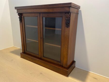 Antique English Mahogany Small Bookcase - Antique Furniture Restoration for Bookcases