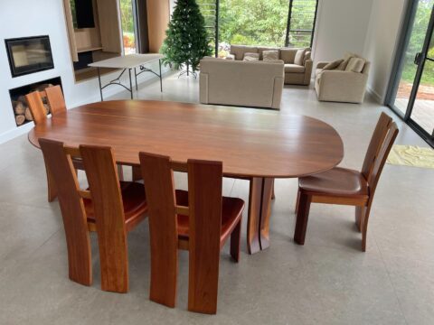 Dining table refinishing service on the Sunshine Coast and in Brisbane
