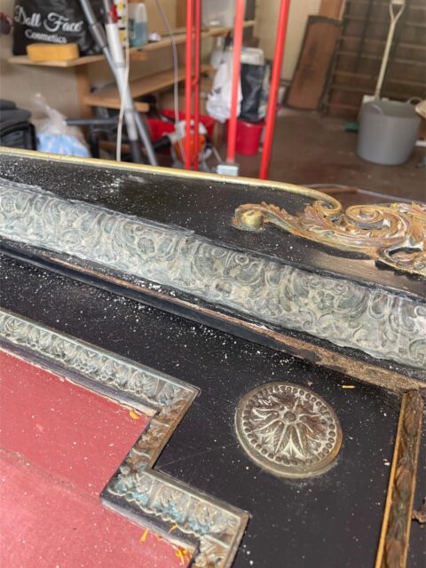 French 19th Century Ebonised Display Cabinet - Antique Furniture Restoration for Cabinets