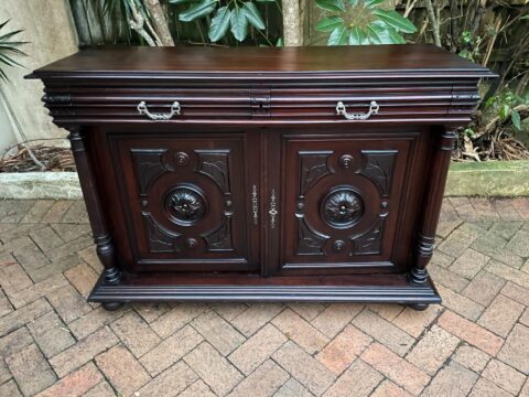 French Walnut Henri II Buffet - Antique Furniture for sale