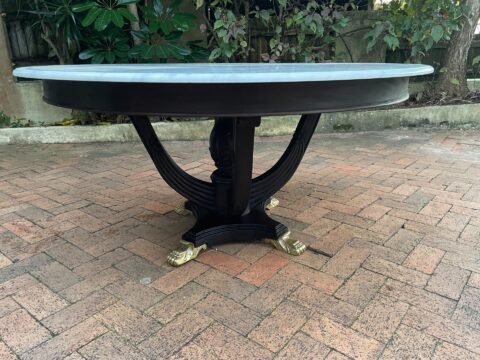 Italian Marble top dining table - Antique Furniture for Sale