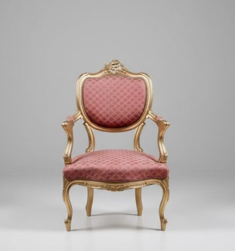 Pair of French gilt carved bergeres - Antique chairs for sale