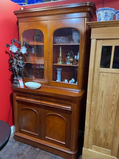 Victorian Australian Cedar Library Bookcase - Antique for Sale