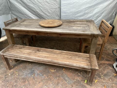 Outdoor furniture repair and refinish service on the Sunshine Coast and in Brisbane