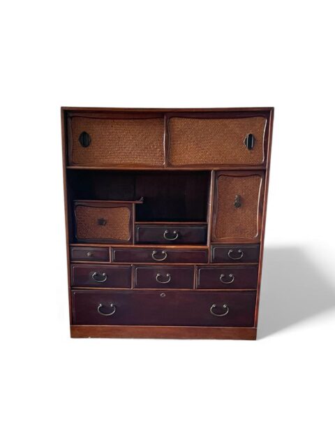 small antique Japanese Cha Tansu cabinet - Antique furniture for sale