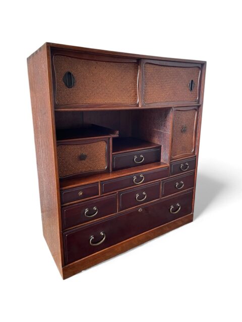 small antique Japanese Cha Tansu cabinet - Antique furniture for sale
